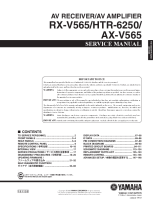 Yamaha HTR-6250 - Service Manual 